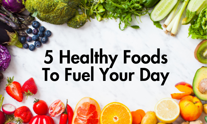 Looking for a natural energy boost? Here are 5 healthy foods to fuel your day! 🥦🍎
