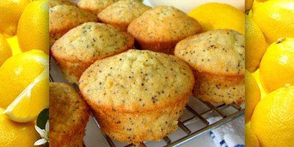 Lemon Poppy Seed Protein Muffins