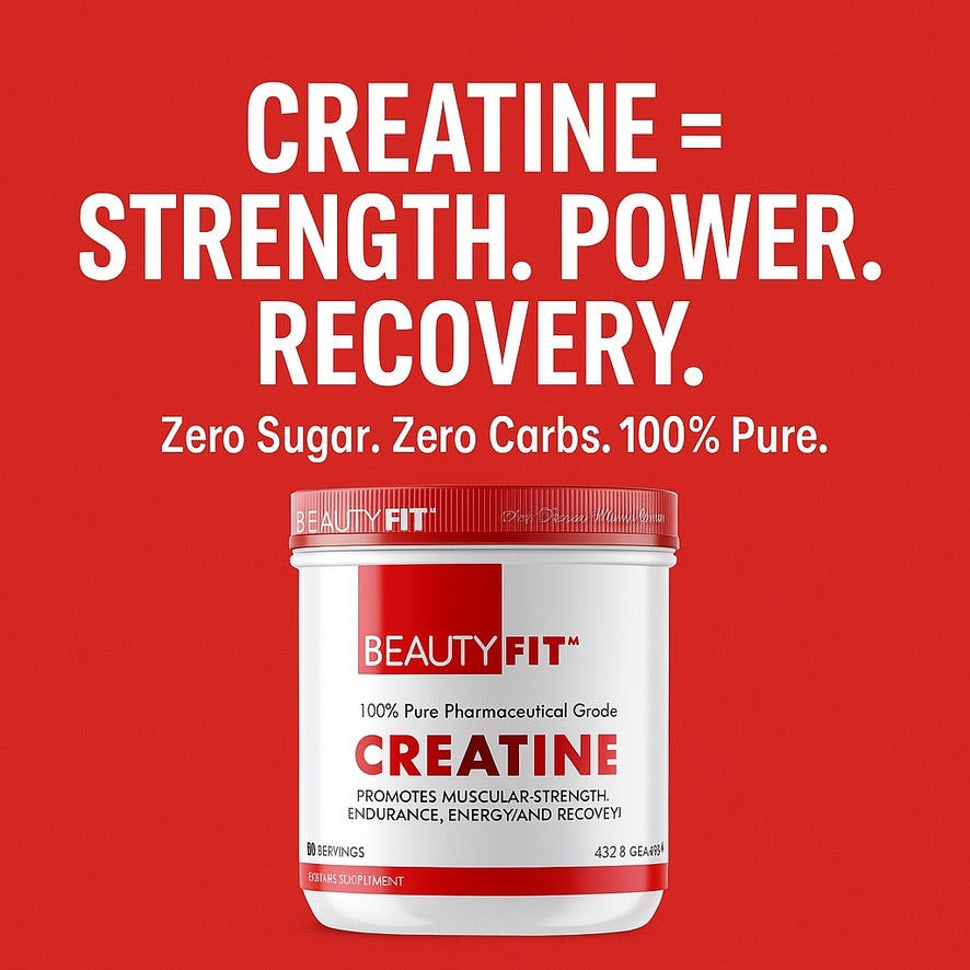 100% Pure Creatine Monohydrate - 89 Servings (Pharmaceutical Grade)