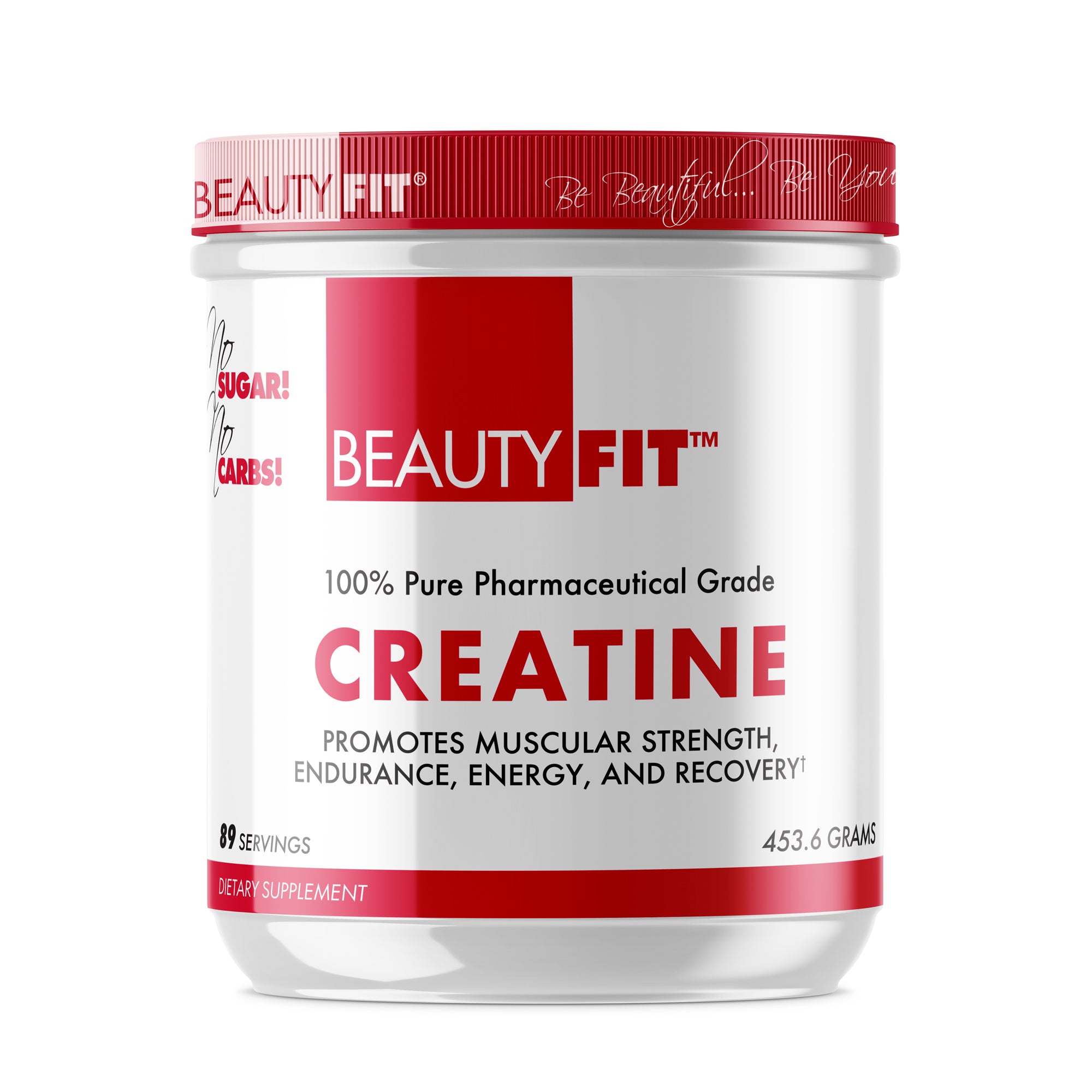 100% Pure Creatine Monohydrate - 89 Servings (Pharmaceutical Grade)