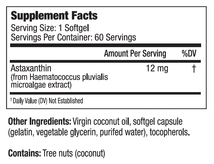 Astaxanthin Softgels