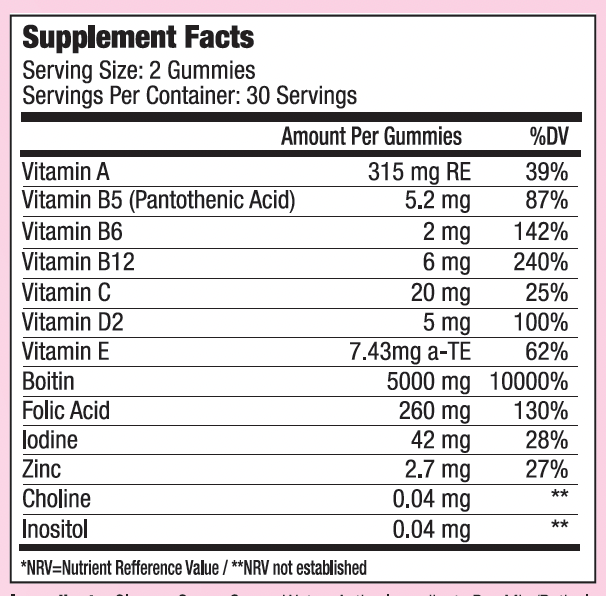 Hair, Skin & Nails Gummies
