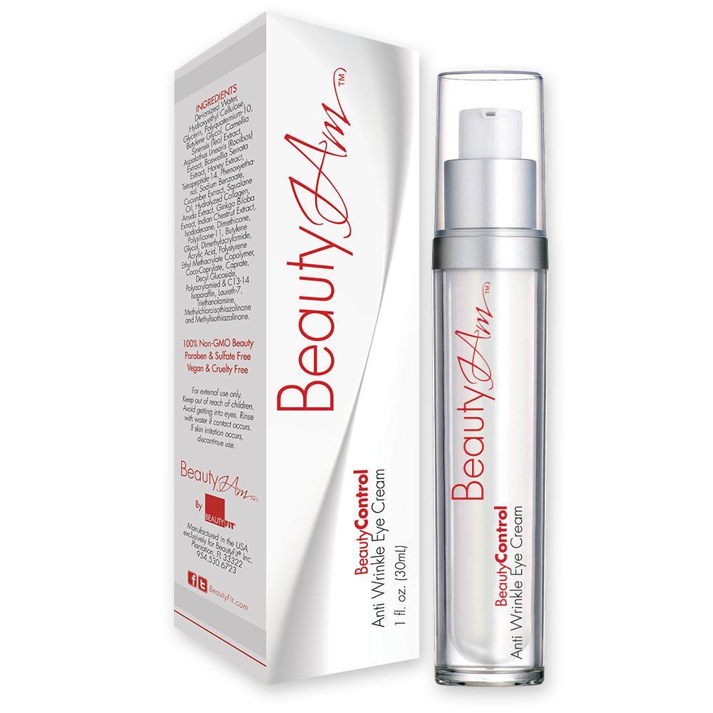 BeautyControl® Improve skin health around your eyes.   BeautyFit® has designed a skincare serum based on cell targeting. A balance for the delicate eye contour area. Using all natural ingredients (Cucumber, Camellia Sinensis (Tea) Extract, Aspalathus Linearis (Rooibos) Extract, Boswellia Serrata Extract, Honey Extract) to erase dark circles, diminishing puffiness and reducing fine lines | BeautyFit® USA