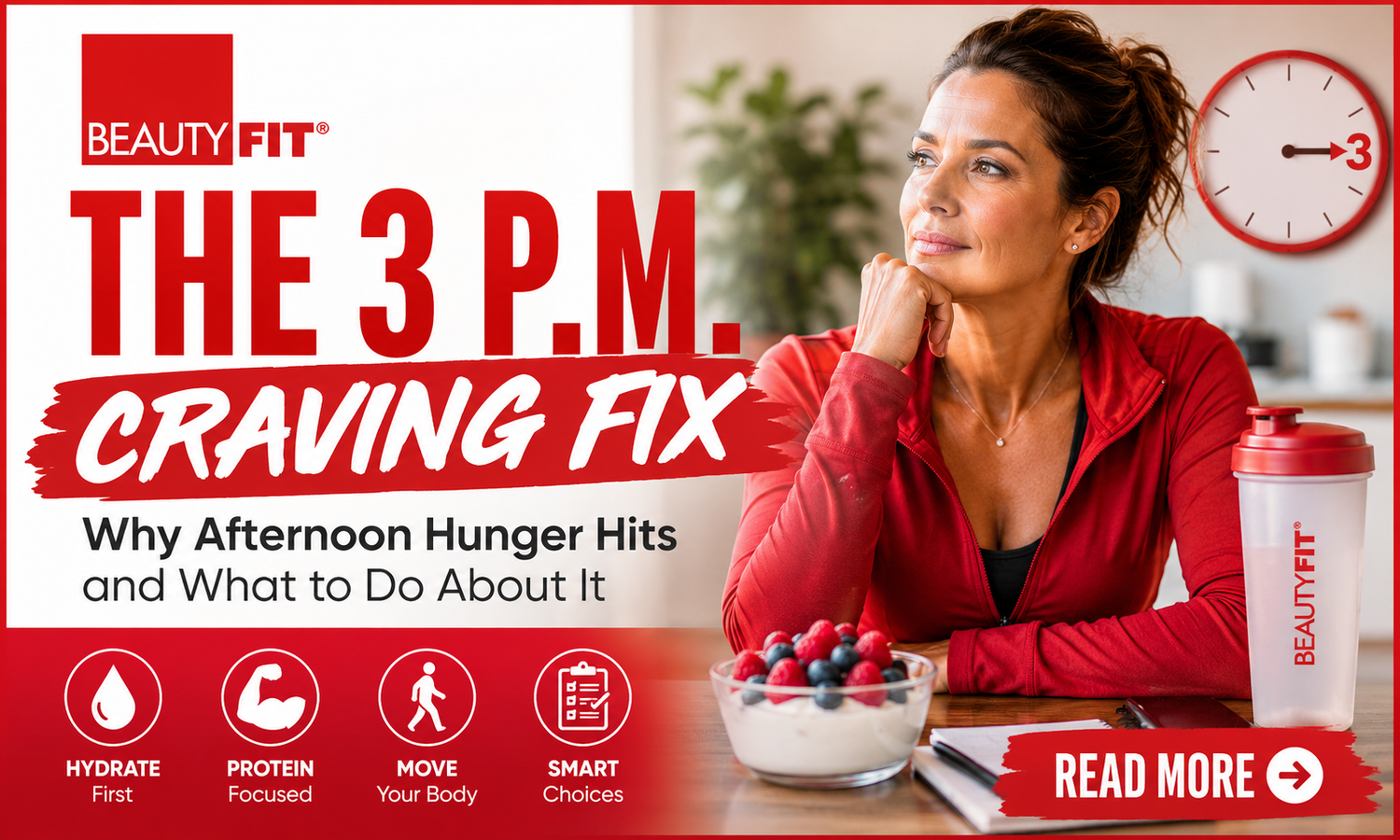 The 3 P.M. Craving Fix: Stop Afternoon Hunger | BeautyFit