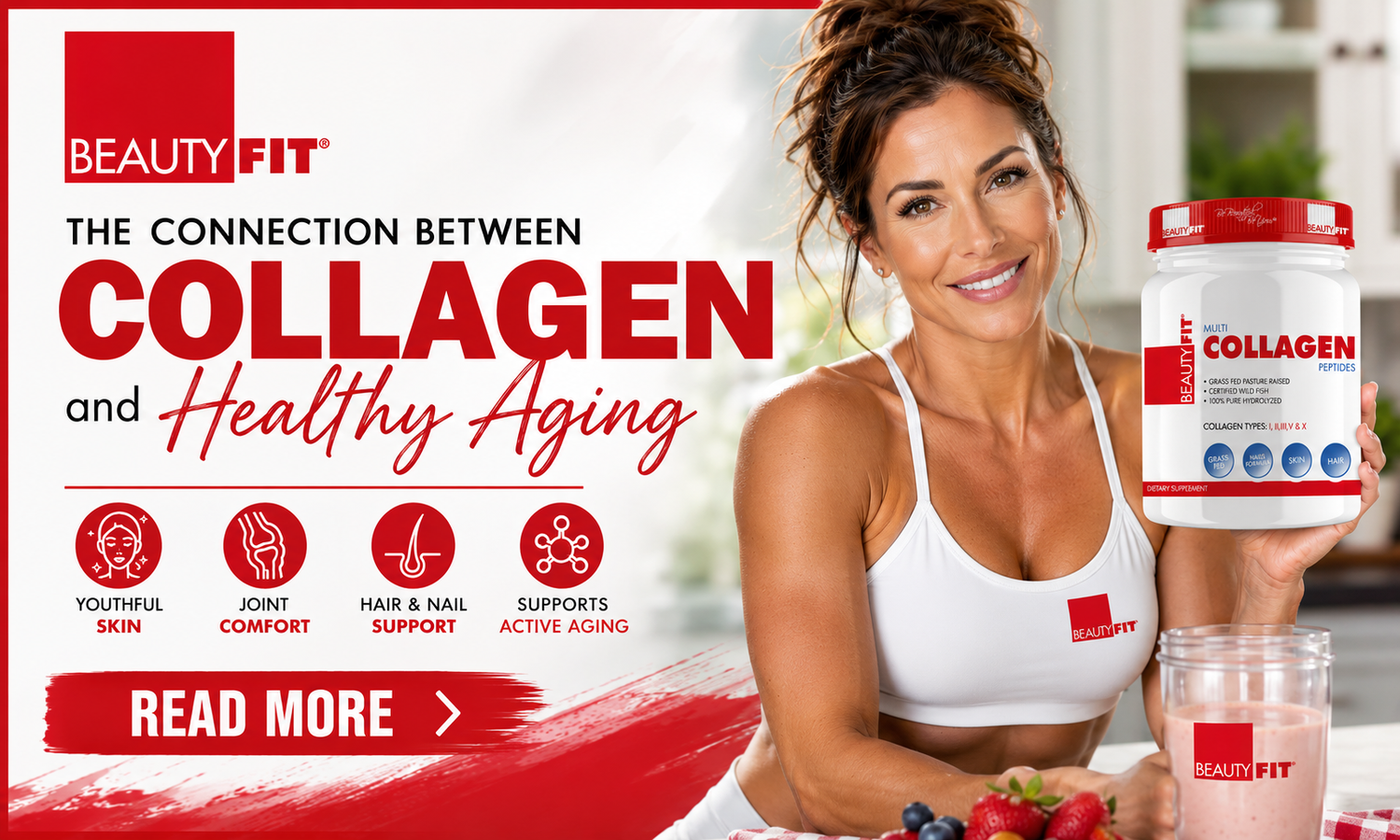 The Connection Between Collagen and Healthy Aging | BeautyFit