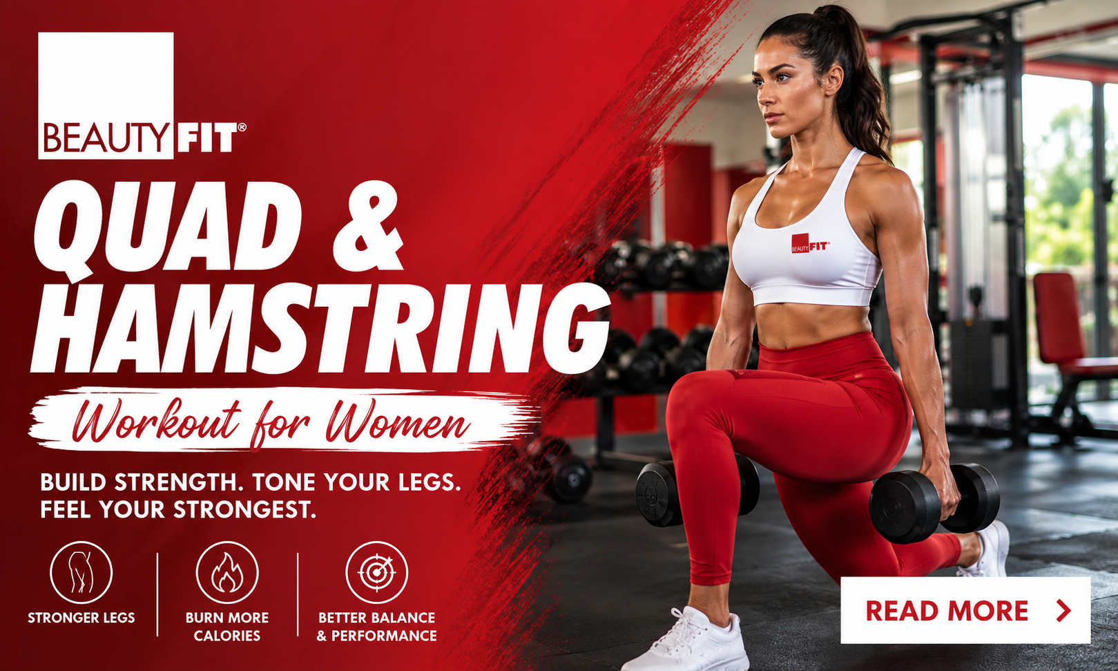 Quad & Hamstring Workout for Women | Build Strong, Lean Legs