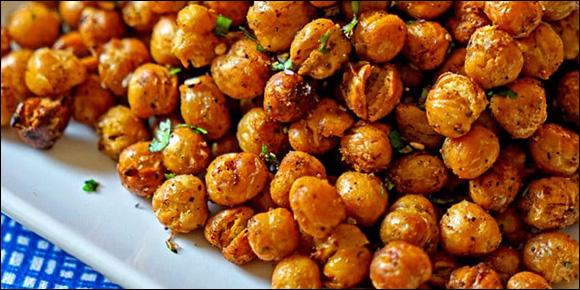 Spicy Roasted Chickpeas