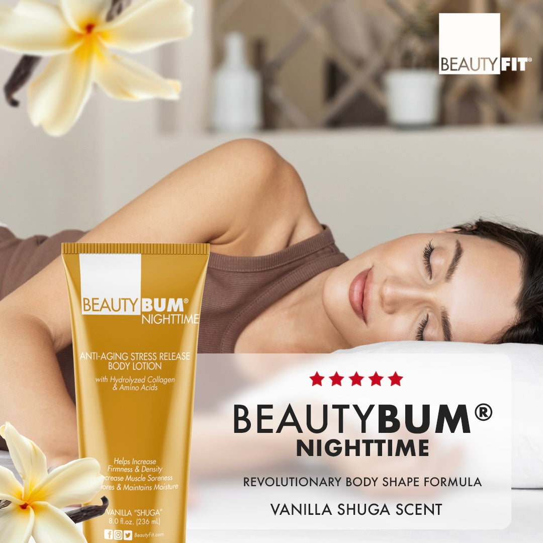 BeautyBum® Night Time Anti-Aging &amp; Anti-Stress Lotion