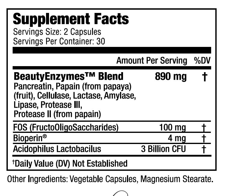 BeautyEnzymes® Super Digestive Enzymes