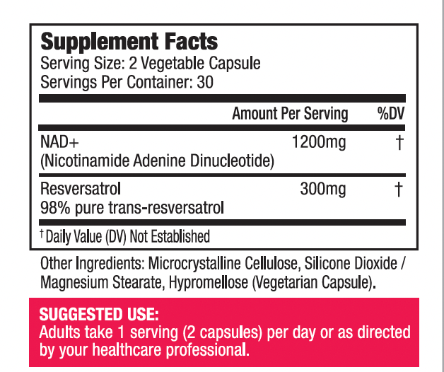 NAD+ (Energizing Longevity Formula)