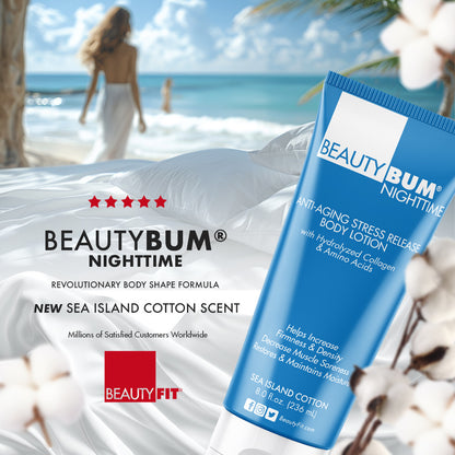 BeautyBum® Night Time Anti-Aging &amp; Anti-Stress Lotion