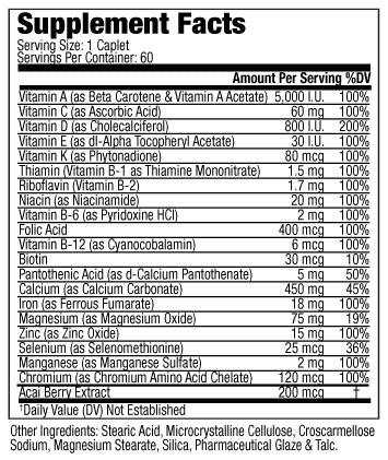 Premium Multi-Vitamin Providing 21 Nutrients Formulated Specifically For A Woman&