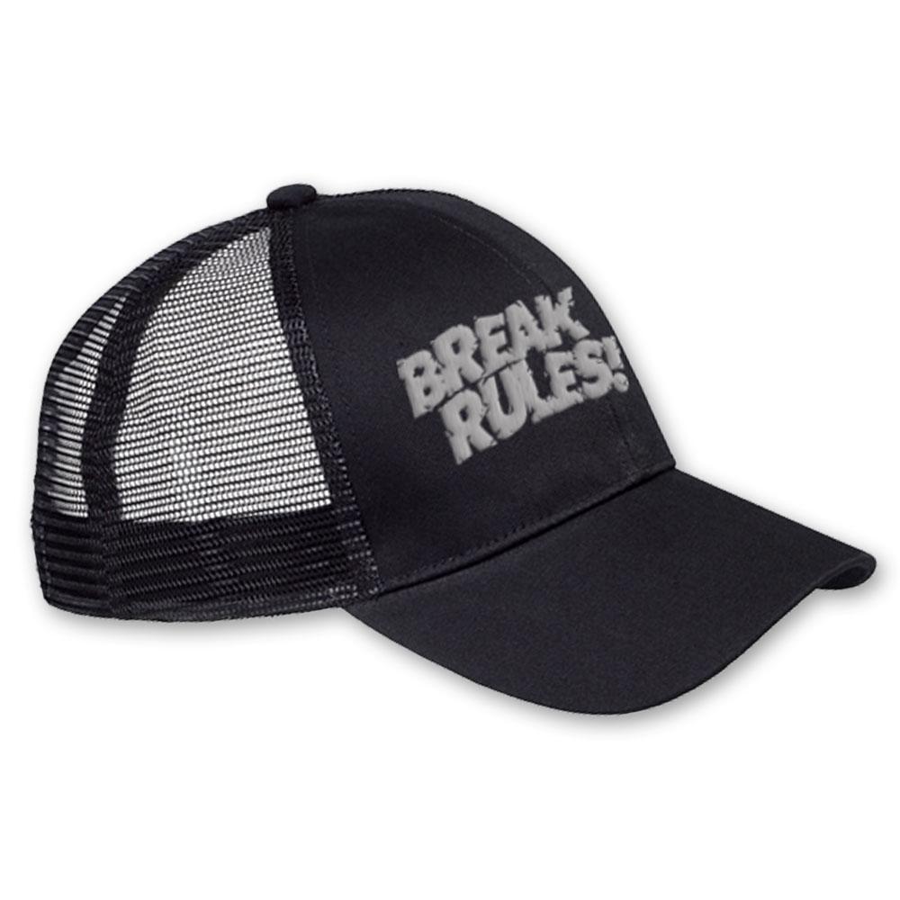 'Break Rules' Embroidered Trucker Cap | BeautyFit® USA
