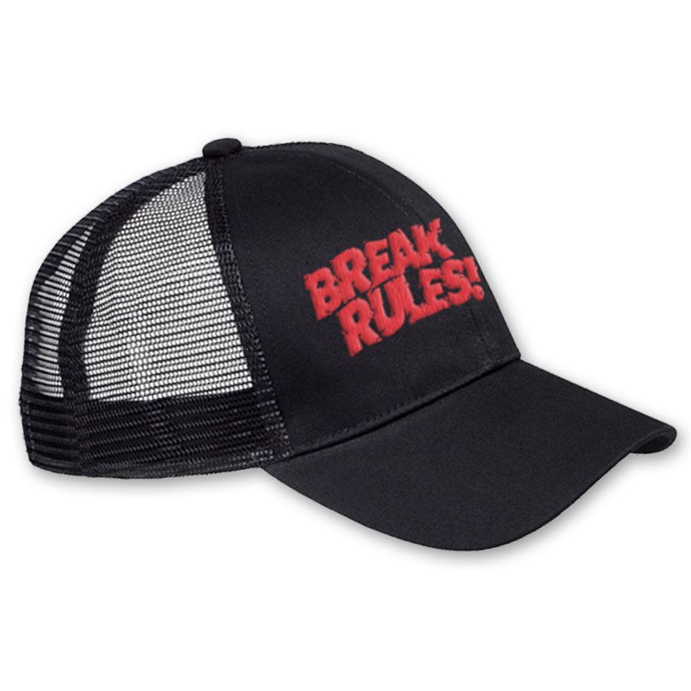 'Break Rules' Embroidered Trucker Cap | BeautyFit® USA
