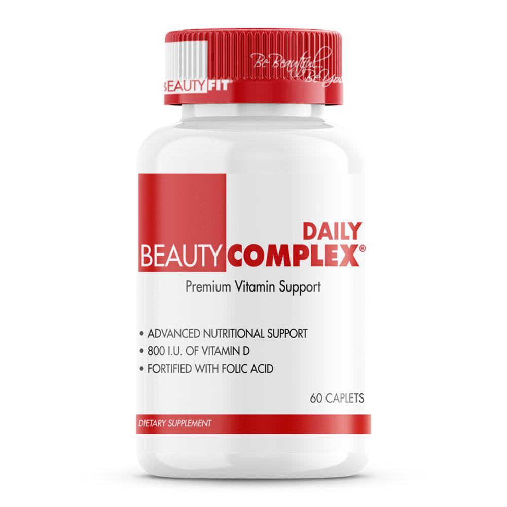 Premium Multi-Vitamin Providing 21 Nutrients Formulated Specifically For A Woman's Nutritional Needs. BeautyComplex® restores missing or inadequate feminine health essentials immediately to ensure maximum nutrient intake.  • Supports Bone Health • Supports Healthy Red Blood Cells • Helps Maintain Immune Functions • Enhances Skin Health and Appearance • Helps Regulate Hormonal Metabolic Functions | BeautyFit® USA