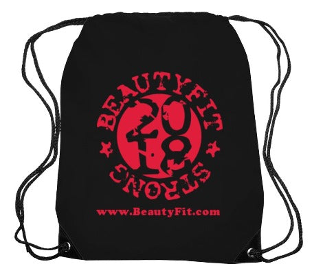 'BeautyFit Strong' Black String Backpack | BeautyFit® USA